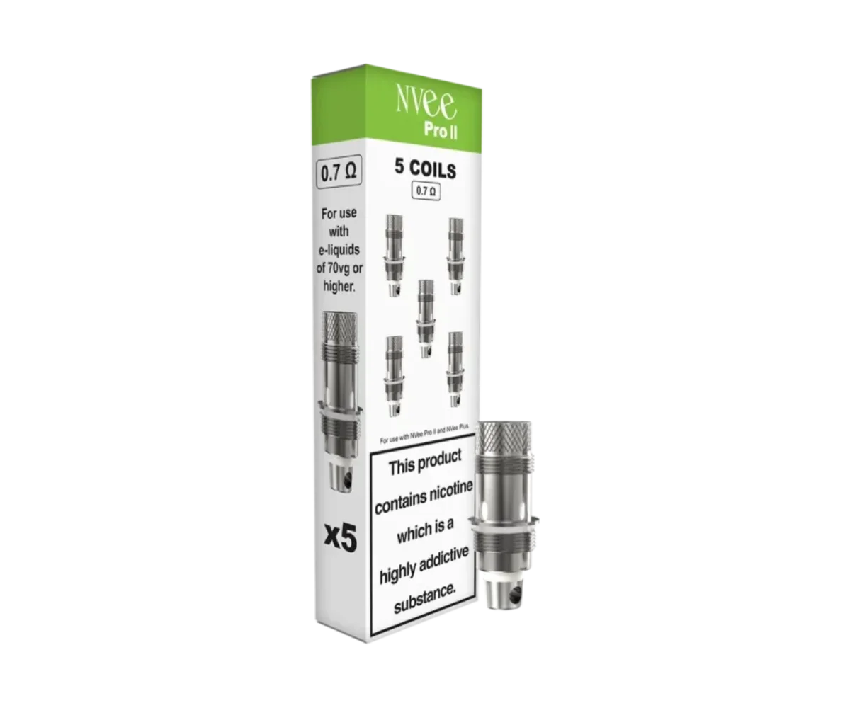 NVee Pro II 0.7ohm Coils (pack of 5) - T2 Vape