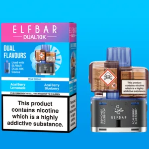 DUAL 10K REFILLABLE POD BLUE EDITION