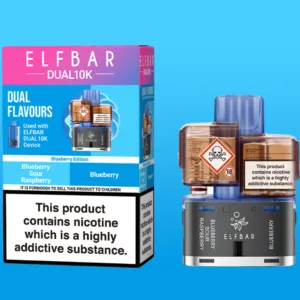 DUAL 10K REFILLABLE POD BLUEBERRY EDITION