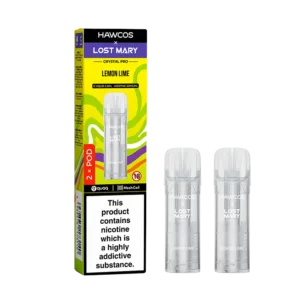 Lemon Lime Lost Mary x Hawcos Crystal Pro Prefilled Pods