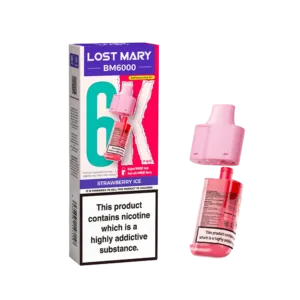 BM6000 Strawberry Ice Prefilled Pods