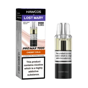 Cherry Cola Lost Mary X Hawcos PRO MAX 7000 PODs