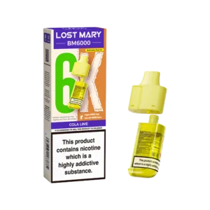 BM6000 Cola Lime Prefilled Pods