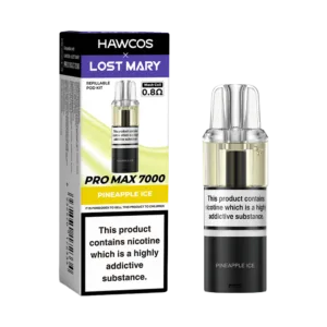 Pineapple Ice Lost Mary X Hawcos PRO MAX 7000 PODs