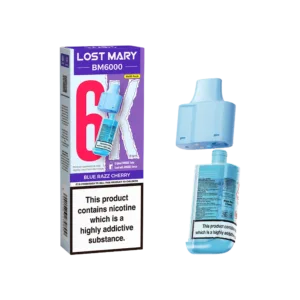 BM6000 Blue Razz Cherry Prefilled Pods