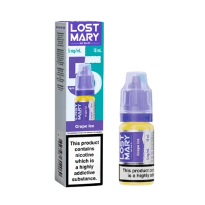 Lost Mary Grape Ice Nic Salt E-Liquid