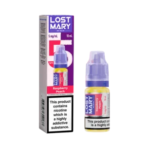 Lost Mary Raspberry Peach Nic Salt E-Liquid